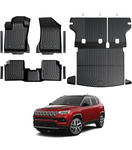 Amazon | TOPGRIL製マッドフラップキット ジープコンパス 2017-2024